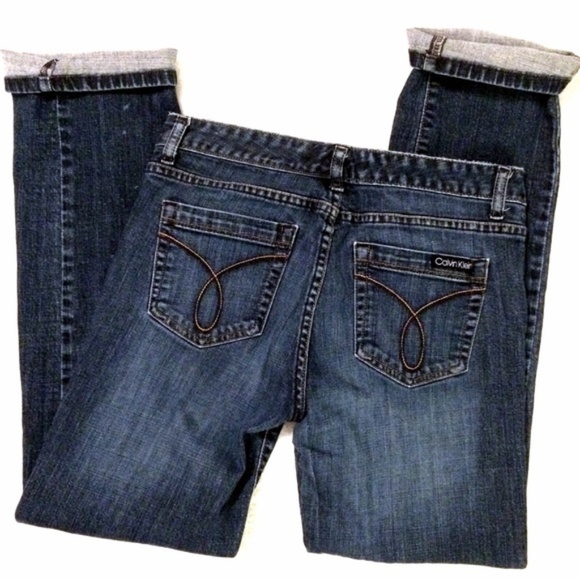 Calvin Klein Denim - Calvin Klein high waisted jeans skinny straight 30